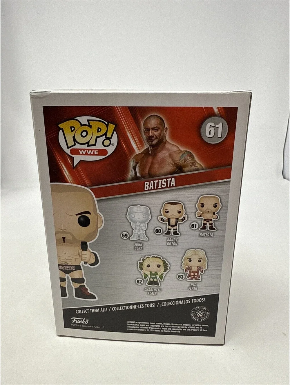 RETIRED Funko Pop! WWE Batista #61 (new, vinyl)